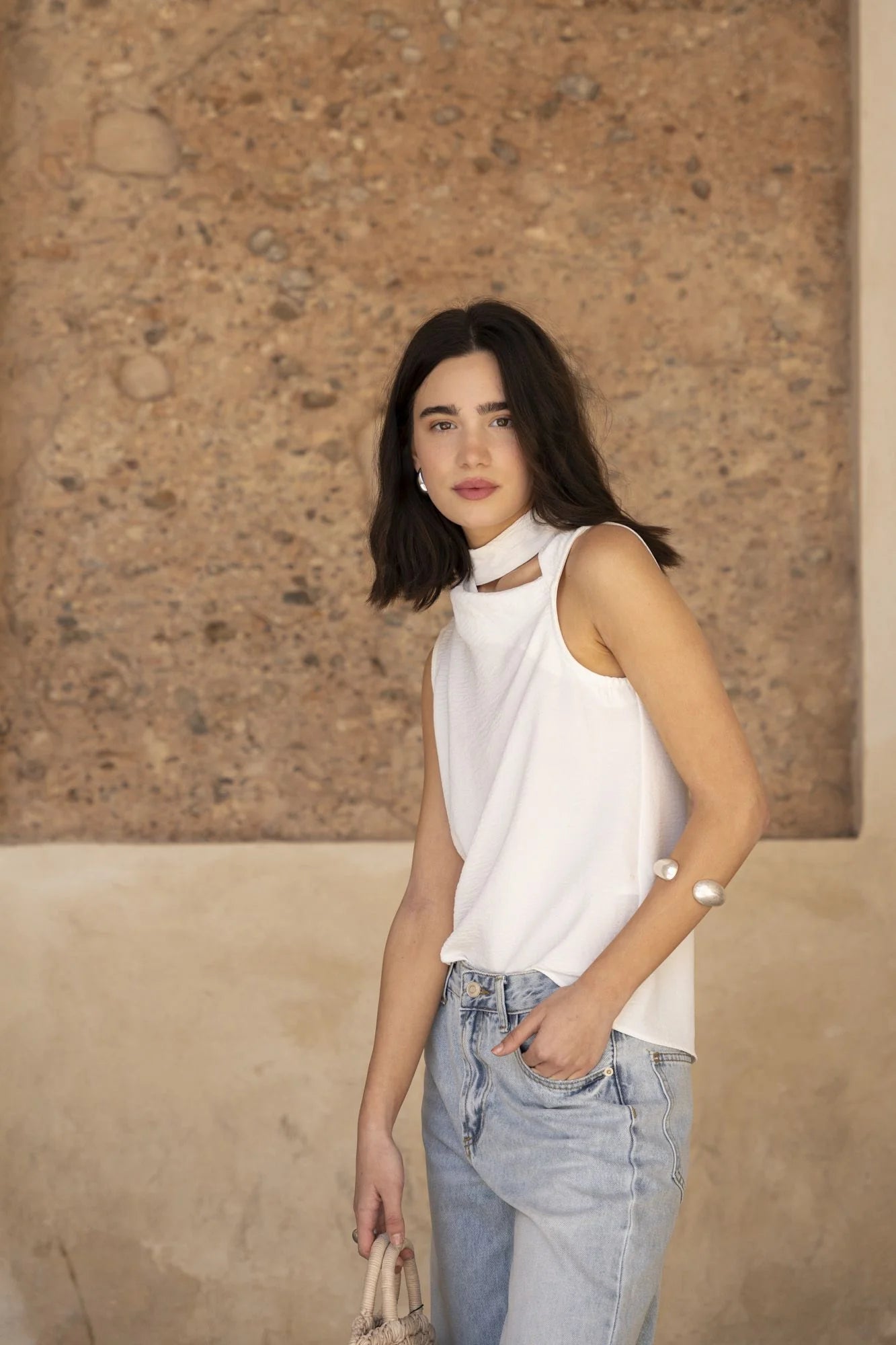 Blouse découpée