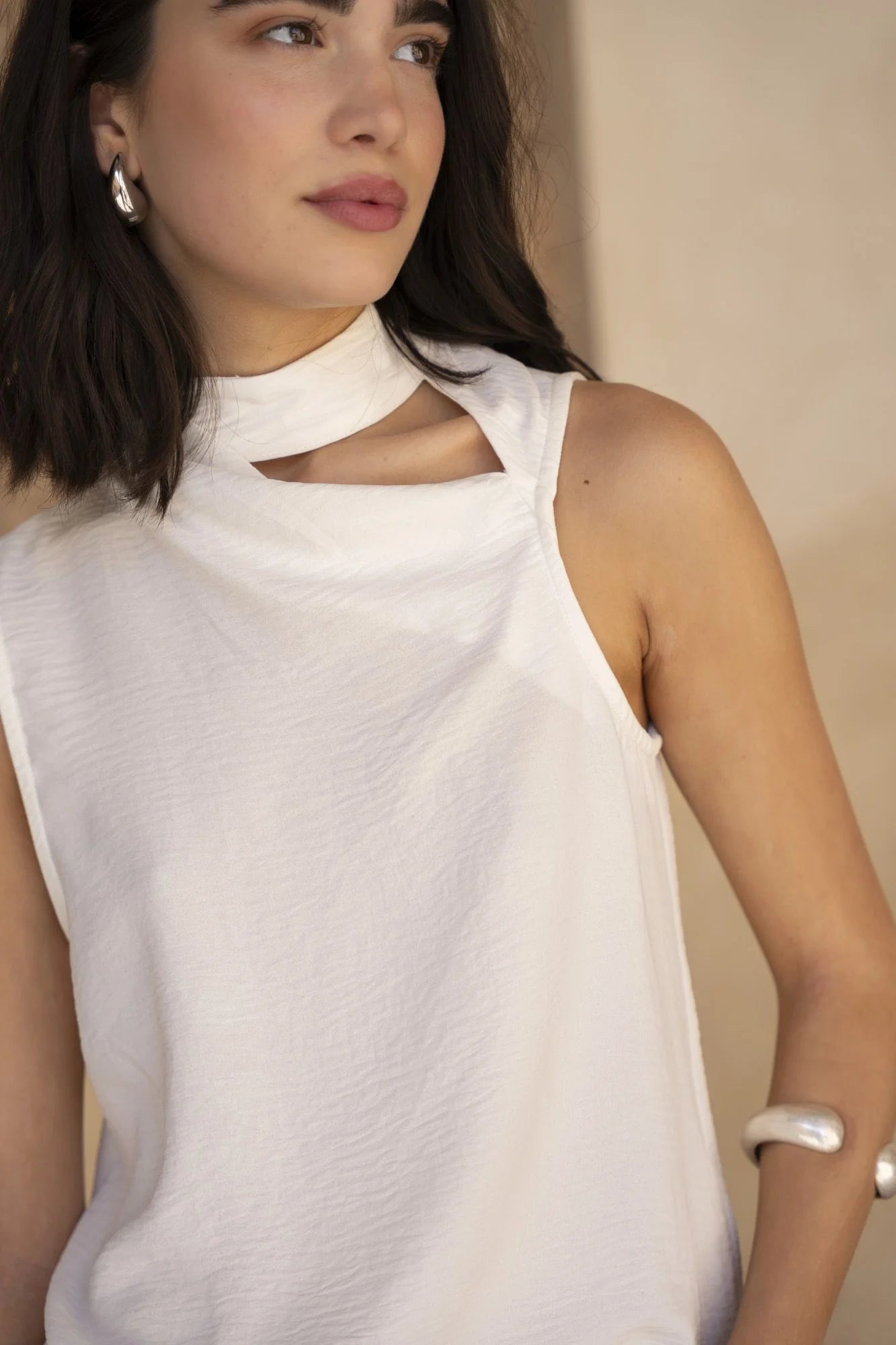 Blouse découpée