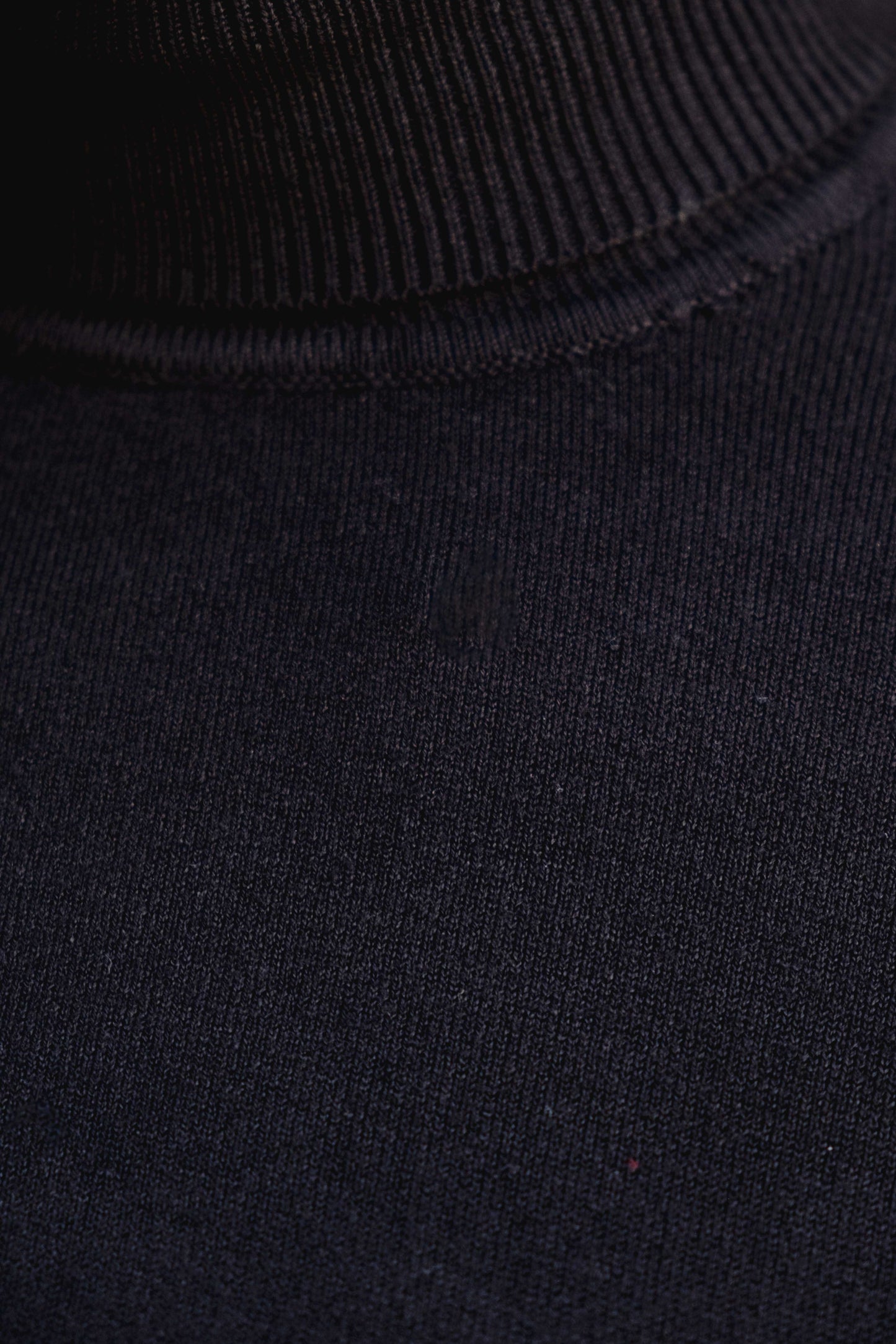 Pull col roulé