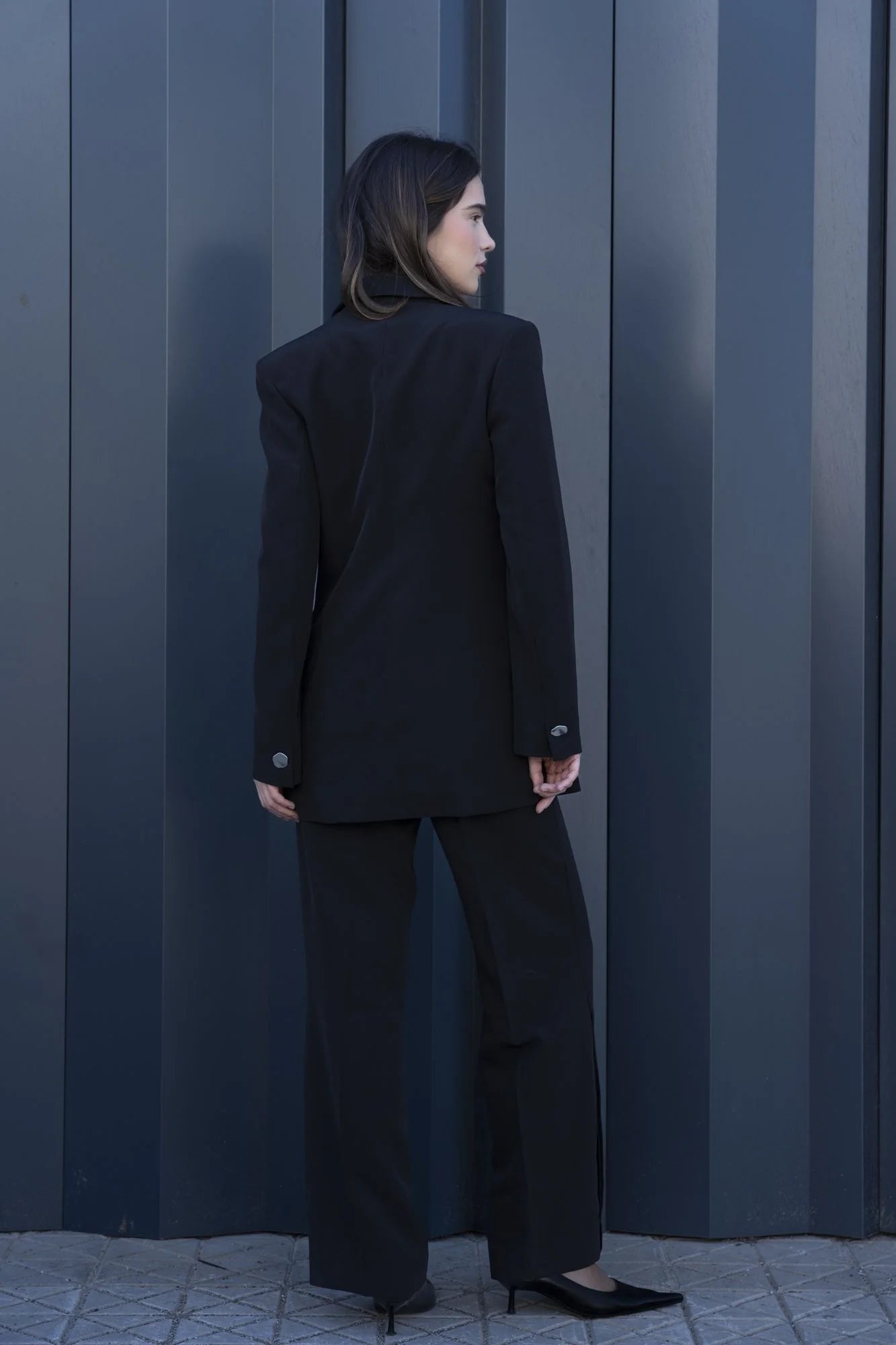 Pantalon à détail