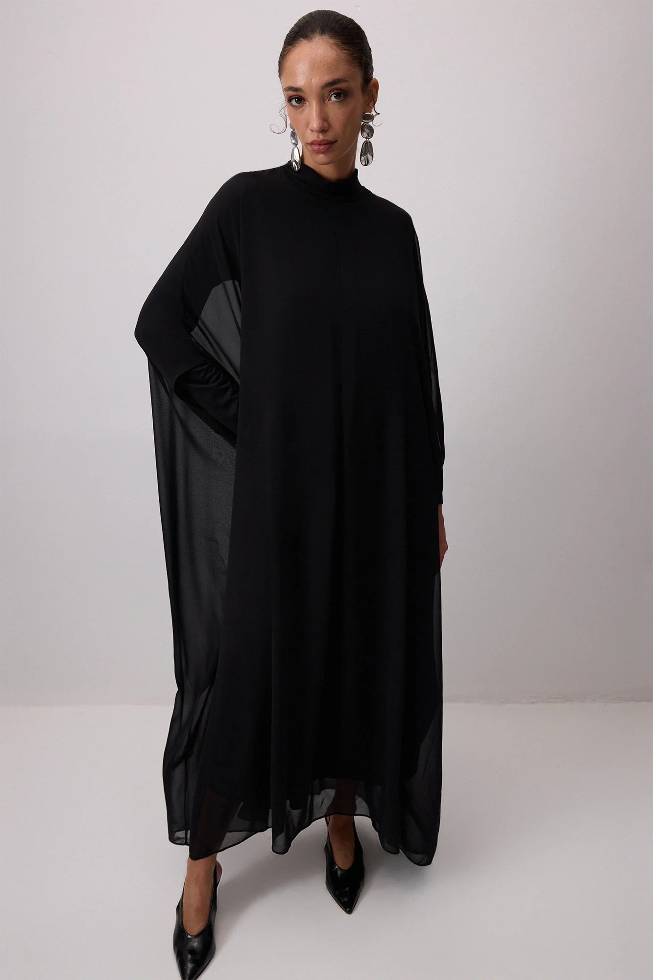 Robe longue mousseline