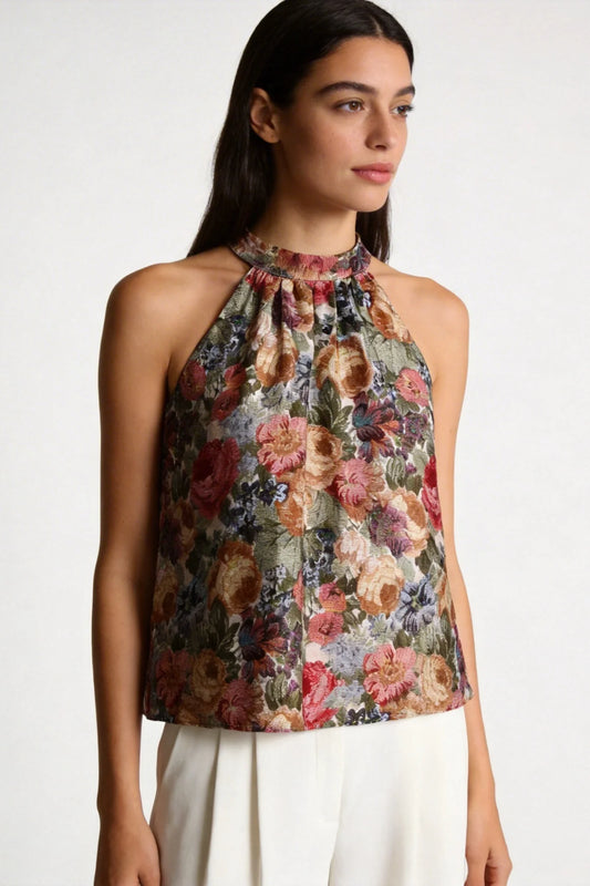 Top fleuri